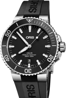 Oris Aquis Date 01 733 7730 4154-07 4 24 64EB Stainless steel Black