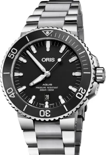 Oris Aquis Date 01 733 7730 4154-07 8 24 05PEB Stainless steel Black