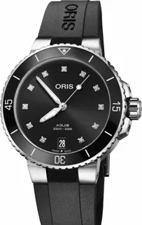 Oris Aquis Date 01 733 7731 4194-07 4 18 64FC Stainless steel Black