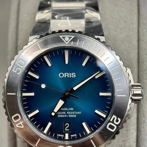 Oris Aquis 01 733 7732 4155-07 8 21 05PEB 39.5mm Stainless steel Blue