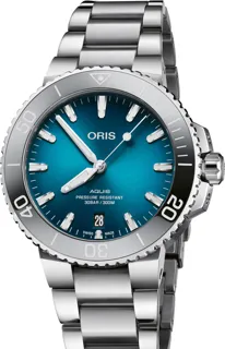 Oris Aquis Date 01 733 7732 4155-07 8 21 05PEB Stainless steel Blue