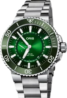 Oris Hanang Limited Edition 01 743 7734 4187-Set Stainless steel Green