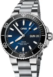 Oris Aquis Big Day Date 01 752 7733 4135-07 8 24 05PEB Stainless steel Blue