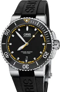 Oris Aquis Date 01 733 7653 4127-07 4 26 34EB Ceramic and Stainless steel Black