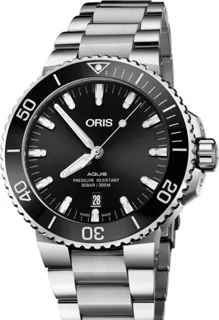 Oris Aquis Date 01 733 7730 4134-07 8 24 05PEB Stainless steel Black