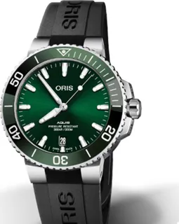 Oris Aquis Date 01 733 7732 4157-07 4 21 64FC Stainless steel Green