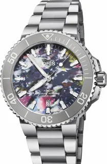 Oris Aquis Date 01 733 7766 4150-Set Stainless steel Multi-colored