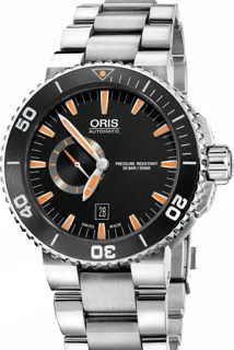 Oris Aquis Small Second 01 743 7673 4159-07 8 26 01PEB Ceramic and Stainless steel Black