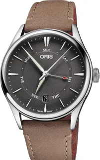 Oris Artelier Pointer Day Date 01 755 7742 4053-07 5 21 32FC Stainless steel Gray