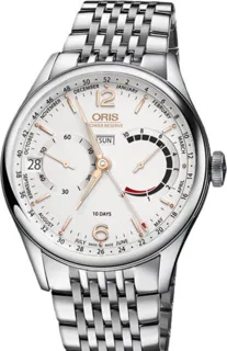 Oris Artelier Calibre 113 01 113 7738 4031-Set 8 23 79PS Stainless steel White