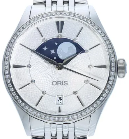 Oris Artelier Date 01 763 7723 4051-07 8 18 79 36mm Stainless steel Silver