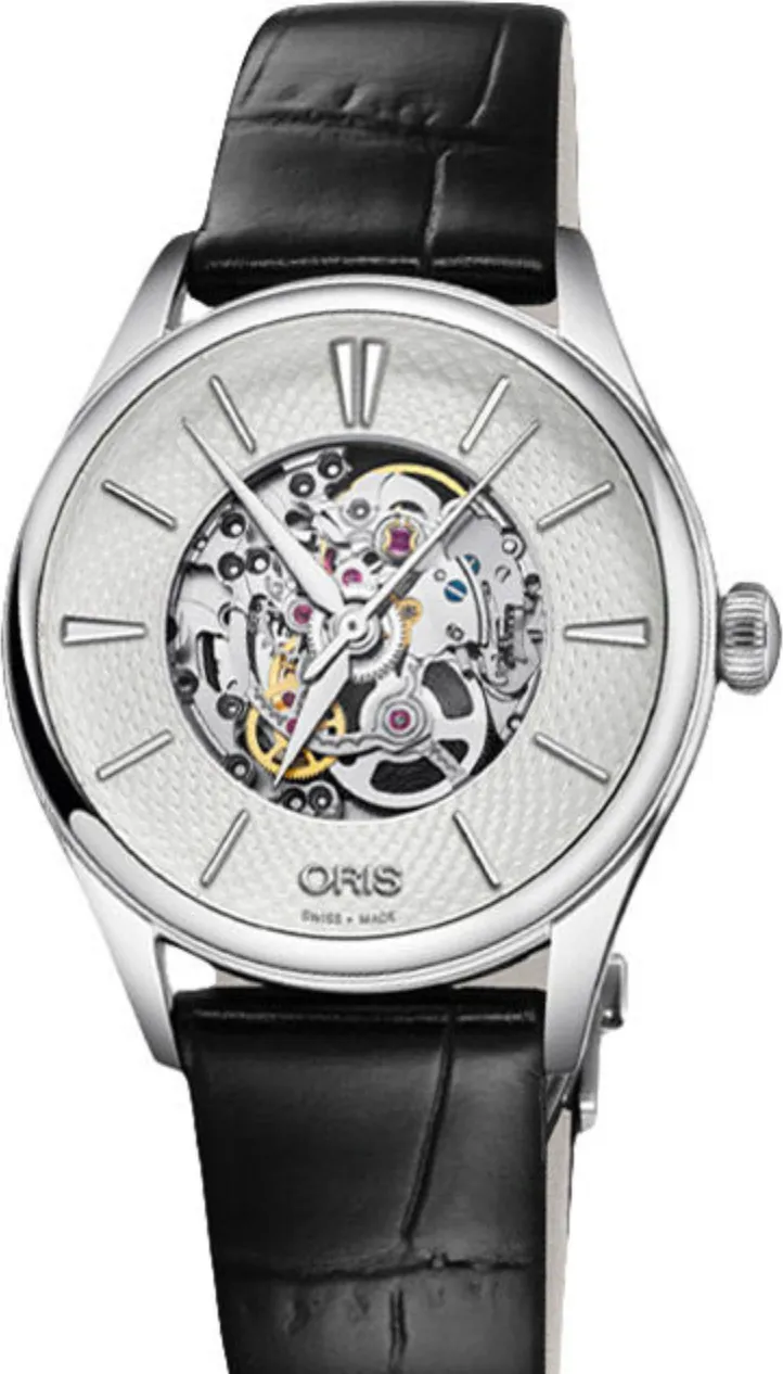 Oris Artelier Skeleton 01 560 7724 4051-07 5 17 64FC 33mm Stainless steel Silver