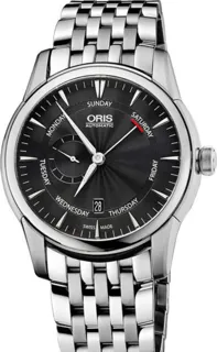 Oris Artelier 01 745 7666 4054-07 8 23 77 Stainless steel Black