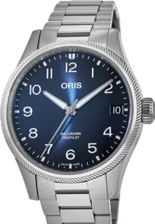 Oris Big Crown 01 751 7761 4065-07 8 20 08P Stainless steel Blue