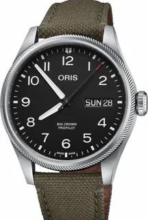 Oris Big Crown 01 752 7760 4164-07 3 22 02LC Stainless steel Black