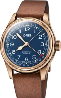 Oris Big Crown Bronze Pointer Date 01 754 7741 3165-07 5 20 58BR 40mm Bronze Blue