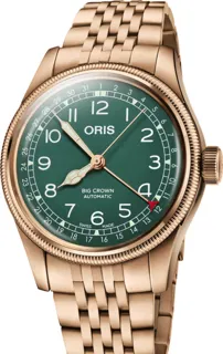 Oris Big Crown Bronze Pointer Date 01 754 7741 3167-07 8 20 01 40mm Bronze Green