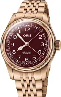 Oris Big Crown Bronze Pointer Date 01 754 7741 3168-07 8 20 01 40mm Bronze Red