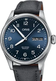 Oris Big Crown 01 752 7760 4065-07 3 22 05LC Stainless steel Blue