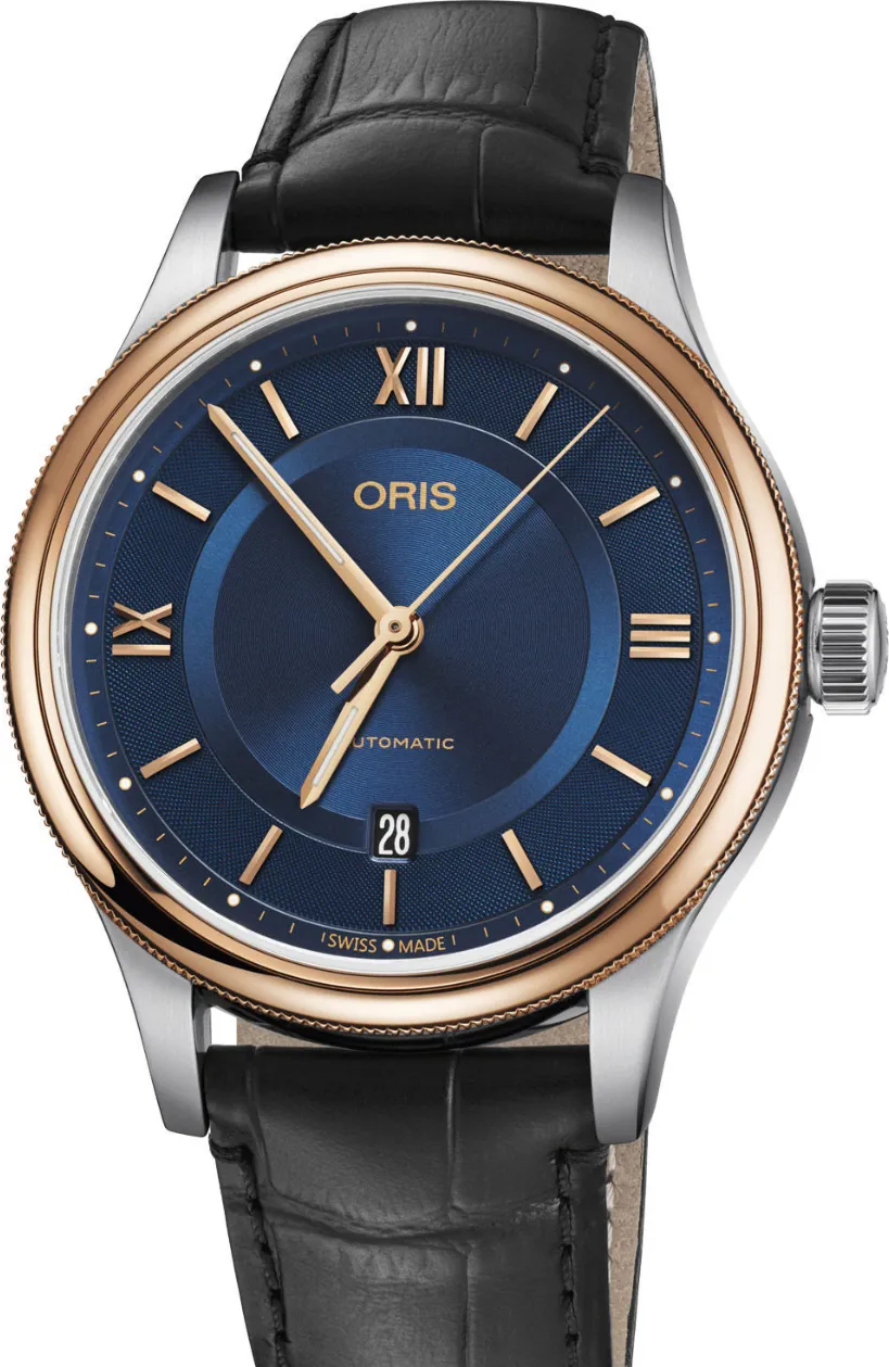 Oris Classic 01 733 7719 4375-07 5 20 35 42mm Stainless steel Blue