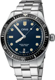 Oris Divers Sixty Five 01 733 7707 4055-07 8 20 18 Stainless steel Blue