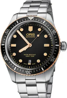 Oris Divers Sixty Five 01 733 7707 4354-07 8 20 18 Bronze and Stainless steel Black