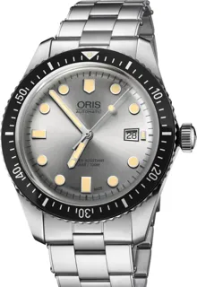 Oris Divers Sixty Five 01 733 7720 4051-07 8 21 18 Stainless steel Silver