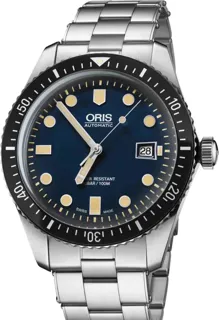 Oris Divers Sixty Five 01 733 7720 4055-07 8 21 18 Stainless steel Blue