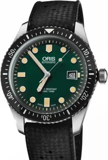 Oris Divers Sixty Five 01 733 7720 4057-07 4 21 18 Stainless steel Green