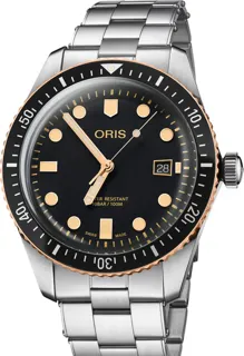 Oris Divers Sixty Five 01 733 7720 4354-07 8 21 18 Stainless steel Black