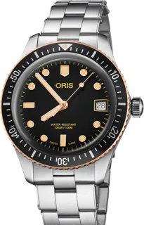 Oris Divers Sixty Five 01 733 7747 4354-07 8 17 18 Stainless steel Black