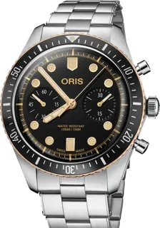 Oris Divers 01 771 7744 4354-07 8 21 18 43mm Stainless steel Black