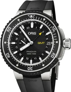 Oris ProDiver GMT 01 748 7748 7154-07 4 26 74TEB 49mm Titanium Black