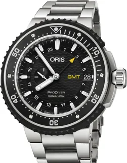 Oris ProDiver GMT 01 748 7748 7154-07 8 26 74PEB 49mm Titanium Black