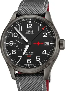 Oris GMT Rega Limited Edition 01 748 7710 4284-Set Stainless steel Black