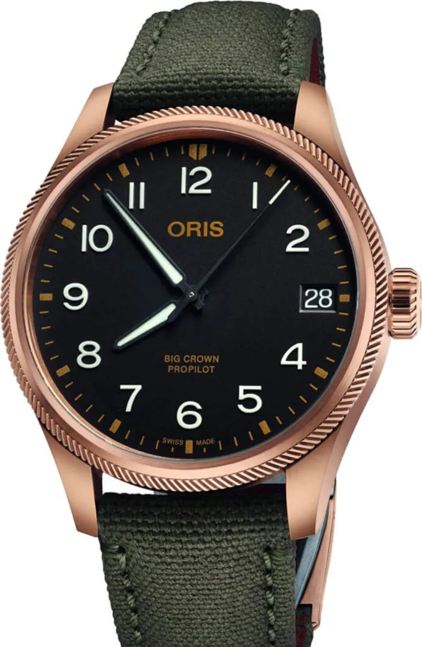 Oris ProPilot 01 751 7761 3164-07 3 2003BRLC 41mm Bronze Black