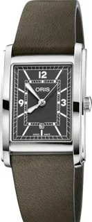 Oris Rectangular 01 561 7783 4063-07 5 19 16 Stainless steel Green