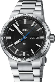 Oris TT1 Day Date 01 735 7752 4154-07 8 24 08 Stainless steel Black