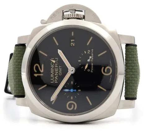 Panerai Luminor 1950 3 Days GMT Power  PAM 01321 44mm Stainless steel Black 1