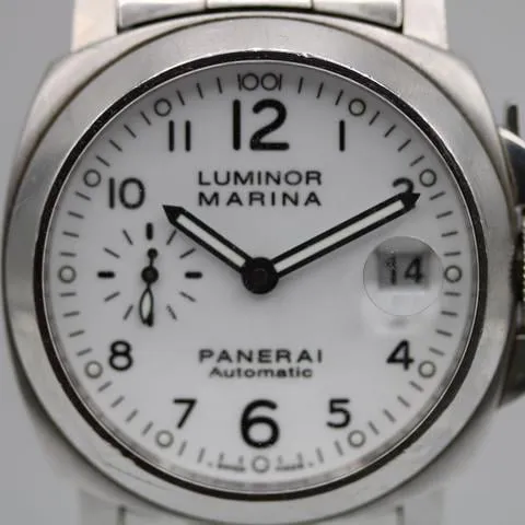 Panerai Luminor PAM 00051 40mm Stainless steel White