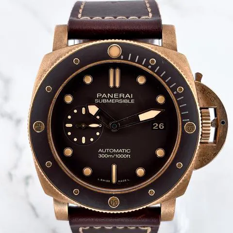 Panerai Submersible PAM 00968 47mm Bronze Brown