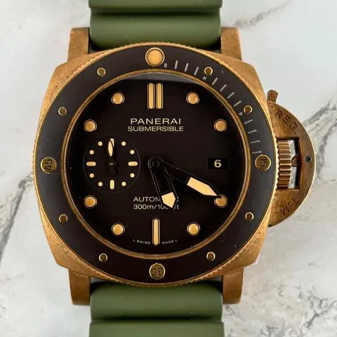 Panerai Submersible PAM 00968 47mm Bronze Brown 18