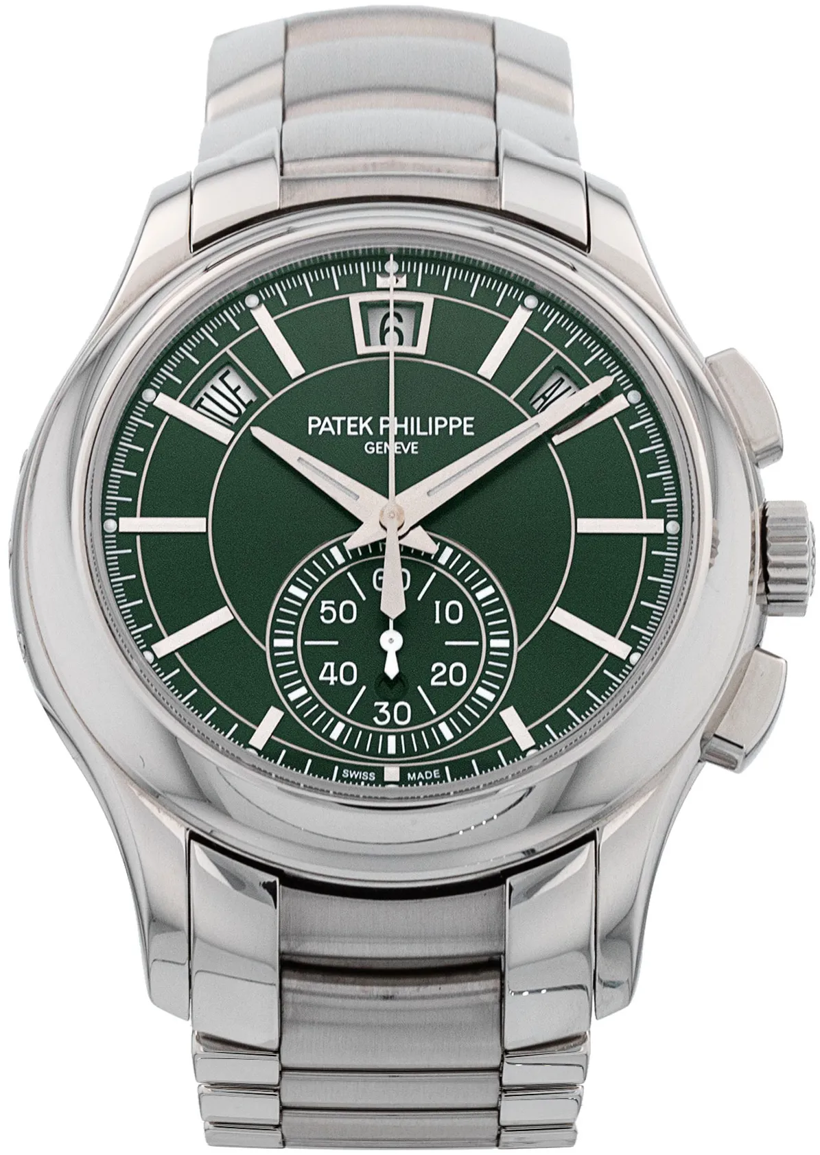 Patek Philippe Annual Calendar Chronograph 5905/1A-001 42mm Stainless steel Green