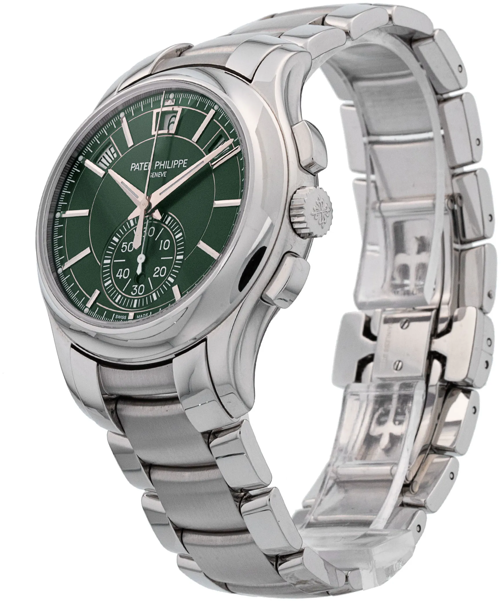 Patek Philippe Annual Calendar Chronograph 5905/1A-001 42mm Stainless steel Green 1