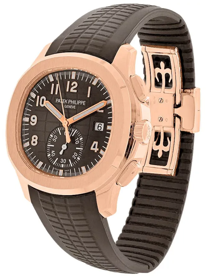 Patek Philippe Aquanaut 5968R-001 42mm Rose gold Brown 1