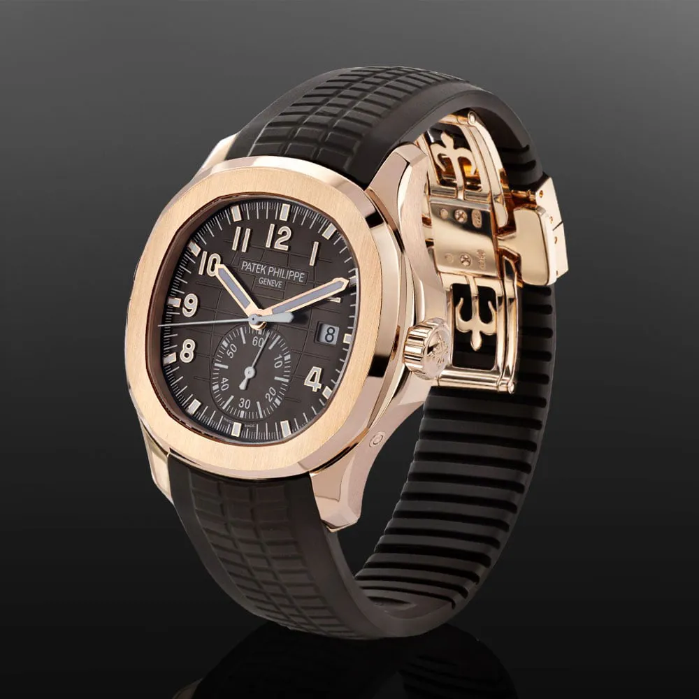 Patek Philippe Aquanaut 5968R-001 42mm Rose gold Brown 4