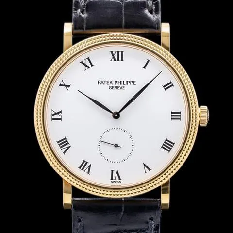 Patek Philippe Calatrava 3919J-001 33mm Yellow gold White