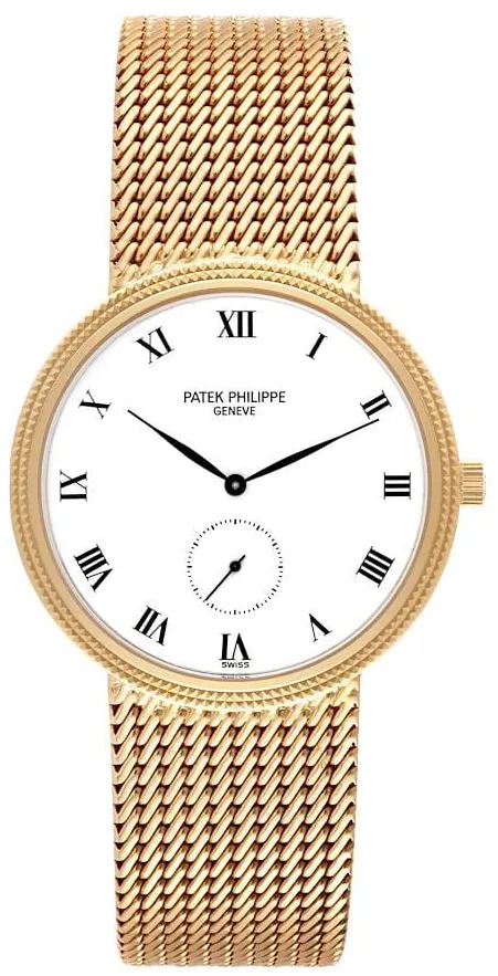 Patek Philippe Calatrava 3919J 33mm Yellow gold White