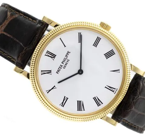 Patek Philippe Calatrava 5120J-001 35mm Yellow gold White