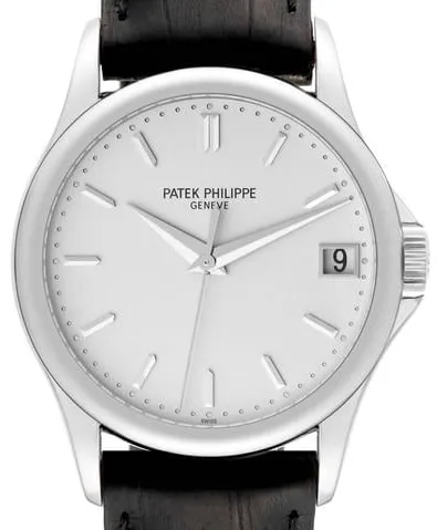 Patek Philippe Calatrava 5127G-001 37mm White gold Silver